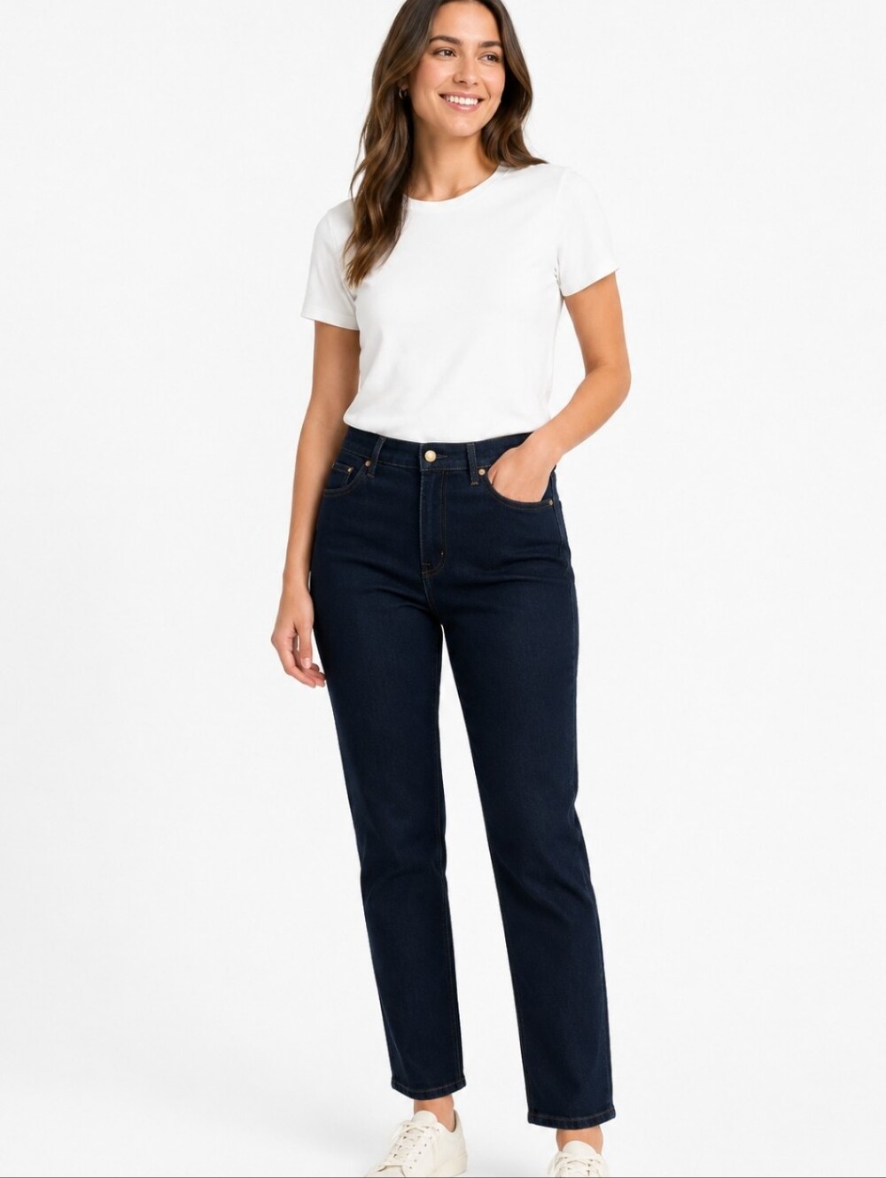 Lauren Jeans Co Blue Denim Womens Jeans Plus Sz 20W